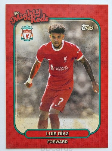 2023 Topps Fan Set Liverpool Luis Diaz /B