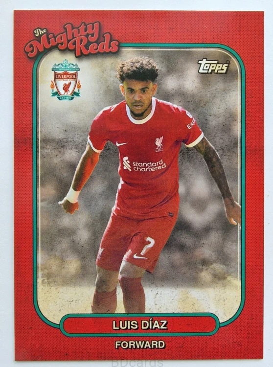 2023 Topps Fan Set Liverpool Luis Diaz /B