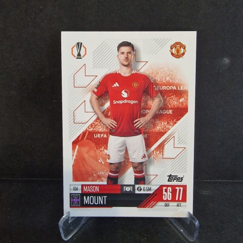 2025 Topps Match Attax Mason Mount Manchester United /K7