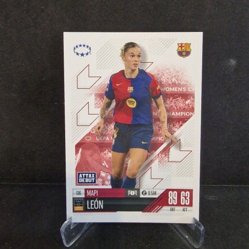 2025 Topps Match Attax Mapi Leon Fc Barcelona /K7