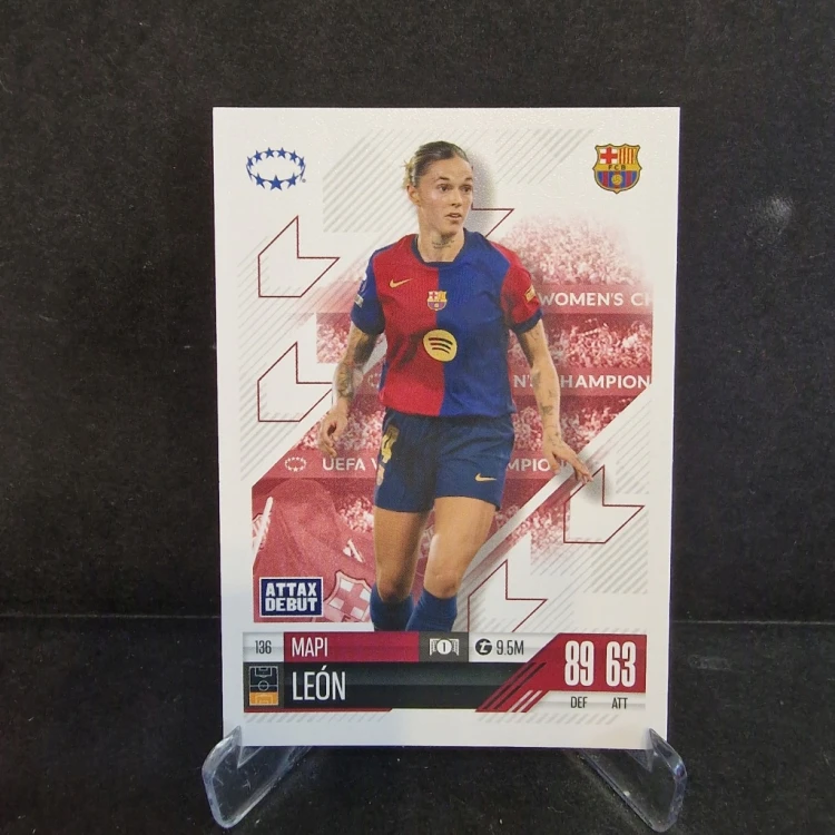 2025 Topps Match Attax Mapi Leon Fc Barcelona /K7