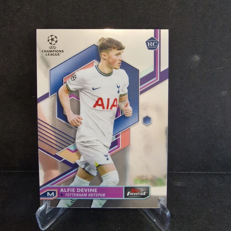 2022-23 Topps Finnest Alfie Devine Tottenham /K14