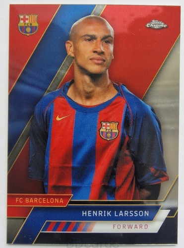2022-23 Topps Chrome FC Barcelona Henrik Larsson /FR