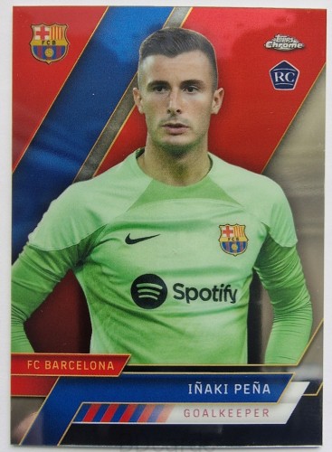 2022-23 Topps Chrome FC Barcelona Inaki Pena /FR