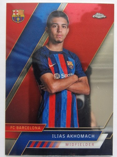 2022-23 Topps Chrome FC Barcelona Ilias Akhomach /FR