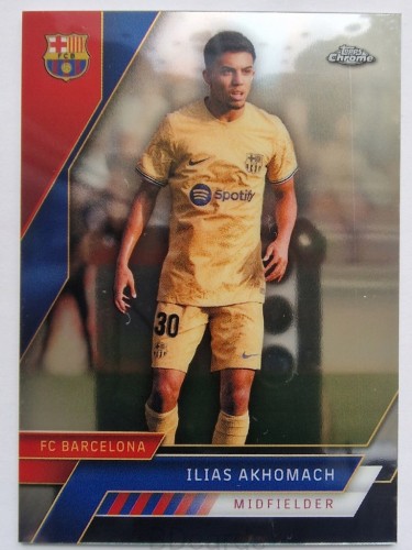 2022-23 Topps Chrome FC Barcelona Ilias Akhomach /FR