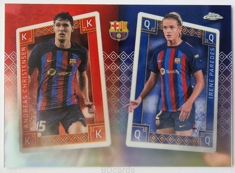 2022-23 Topps Chrome Christensen Paredes Fc Barcelona /NU16