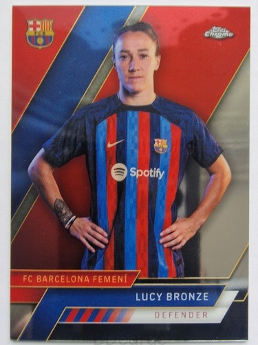 2022-23 Topps Chrome FC Barcelona Lucy Bronze /FR