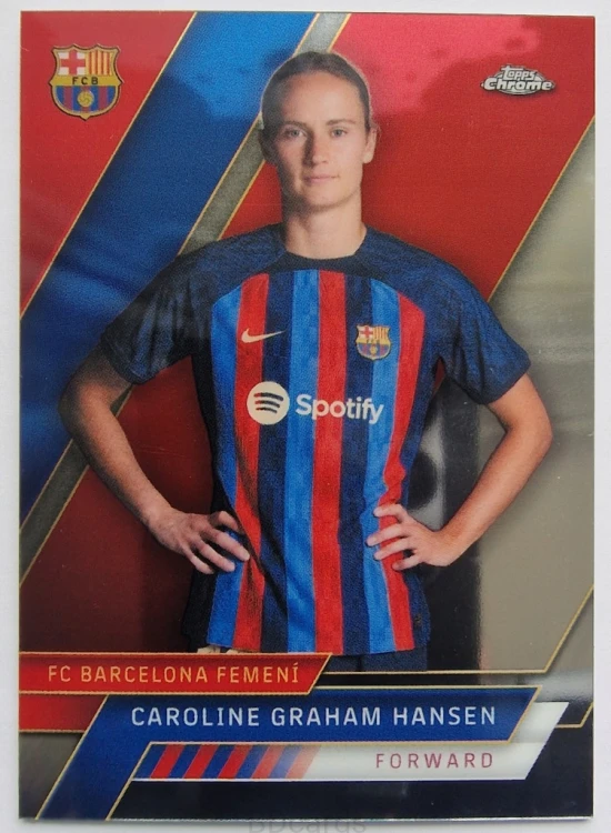 2022-23 Topps Chrome FC Barcelona Caroline Graham Hansen /FR