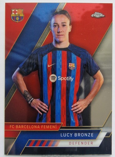 2022-23 Topps Chrome FC Barcelona Lucy Bronze /FR