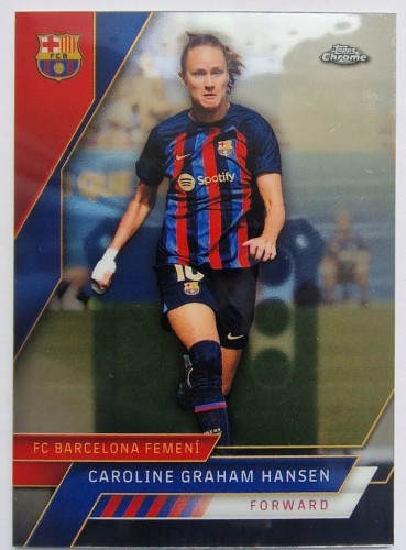 2022-23 Topps Chrome FC Barcelona Caroline Graham Hansen /FR