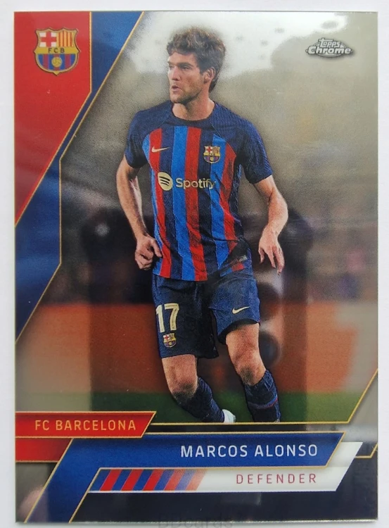2022-23 Topps Chrome FC Barcelona Marcos Alonso /FR