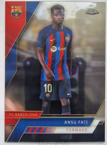 2022-23 Topps Chrome FC Barcelona Ansu Fati /FR