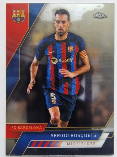 2022-23 Topps Chrome FC Barcelona Sergio Busquets /FR