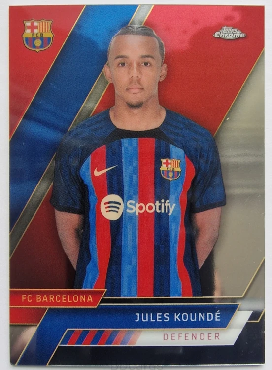 2022-23 Topps Chrome FC Barcelona Jules Kounde /FR