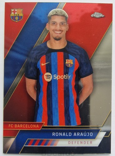 2022-23 Topps Chrome FC Barcelona Ronald Araujo /FR