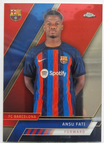 2022-23 Topps Chrome FC Barcelona Ansu Fati /FR