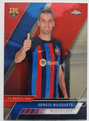 2022-23 Topps Chrome FC Barcelona Sergio Busquets /FR
