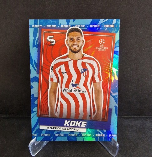 2022-23 Topps Superstars Rare Koke Atletico Madryt /AU7