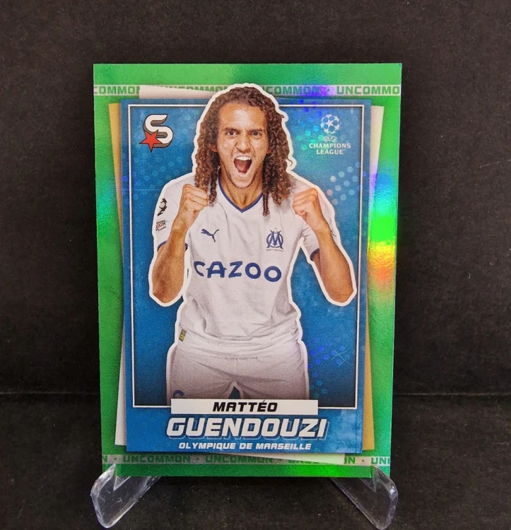2022-23 Topps Superstars Uncommon Guendouzi Ol. Marsylia /AU9