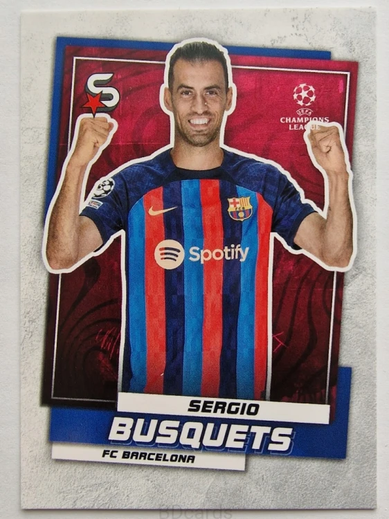 2022-23 TOPPS Superstars Sergio Busquets Fc Barcelona /RU25