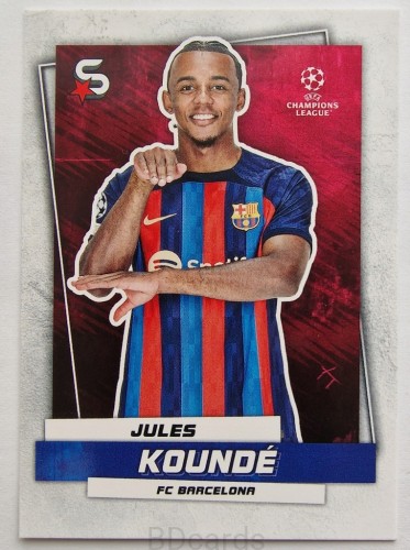 2022-23 TOPPS Superstars Jules Kounde Fc Barcelona /RU25
