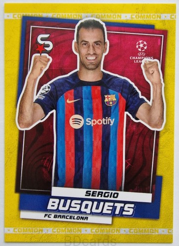2022-23 Topps Superstars Sergio Busquets Fc Barcelona /Y1