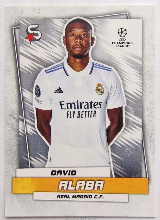 2022-23 Topps Superstars David Alaba Real Madrid /RU23