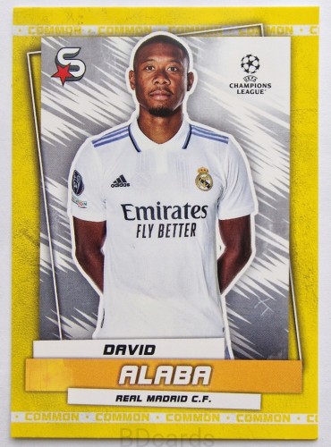 2022-23 Topps Superstars David Alaba Real Madrid /RU23