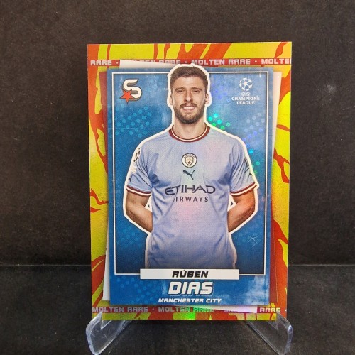 2022-23 Topps Superstars Dias Manchester City Molten Rare /U15