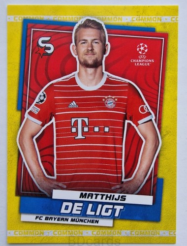 2022-23 Topps Superstars Matthijs De Ligt Bayern Monachium /Y3