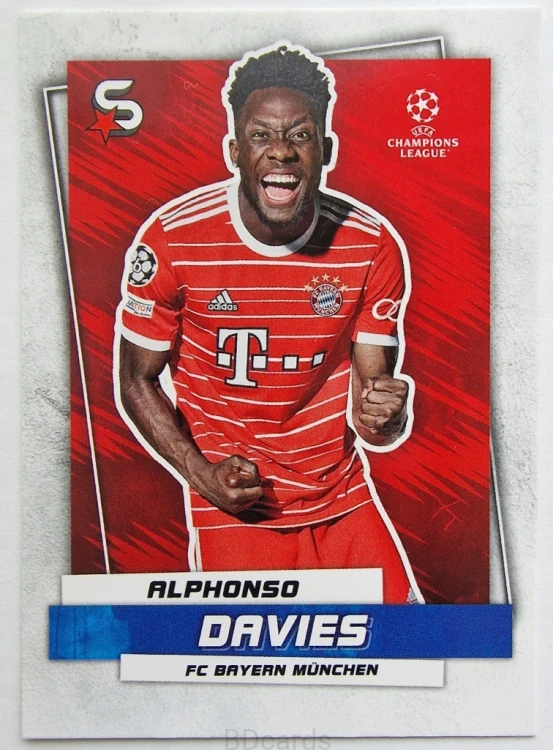 2022-23 Topps Superstars Alphonso Davies Bayern Monachium /Y4