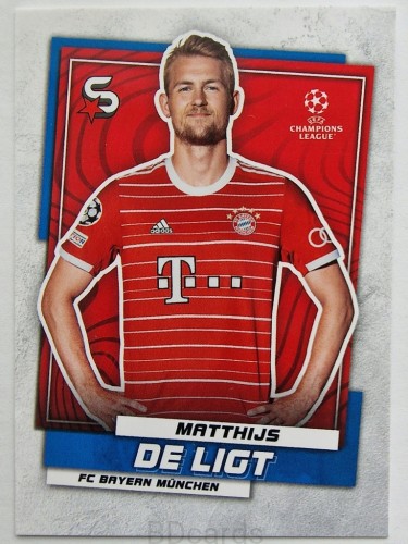 2022-23 Topps Superstars Matthijs De Ligt Bayern Monachium /Y4