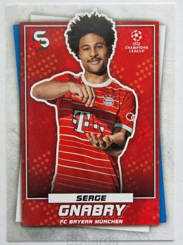 2022-23 Topps Superstars Serge Gnabry Bayern Monachium /Y4