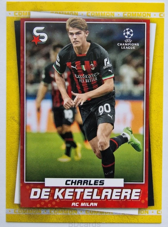 2022-23 Topps Superstars Charles De Ketelaere Ac Milan /Y5