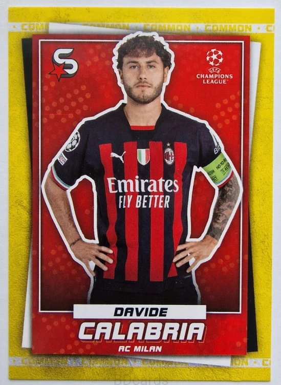 2022-23 Topps Superstars Davide Calabria Ac Milan /Y5