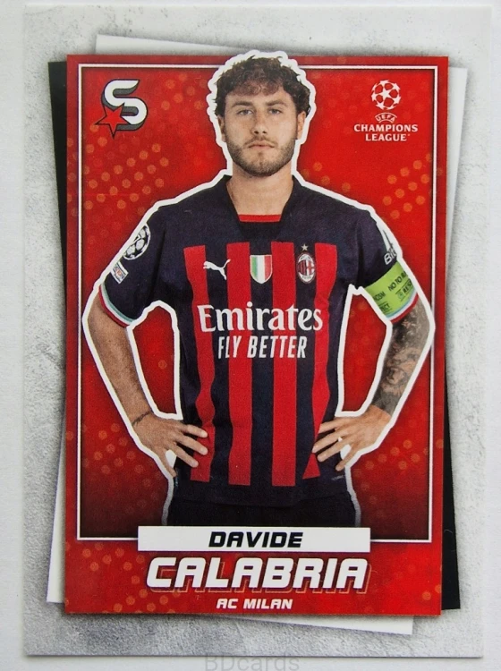 2022-23 Topps Superstars Davide Calabria Ac Milan /Y6