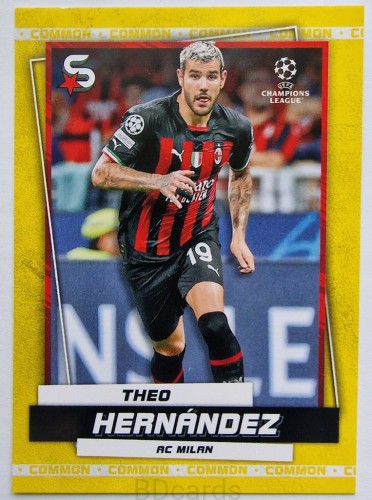2022-23 Topps Superstars Theo Hernandez Ac Milan /Y6