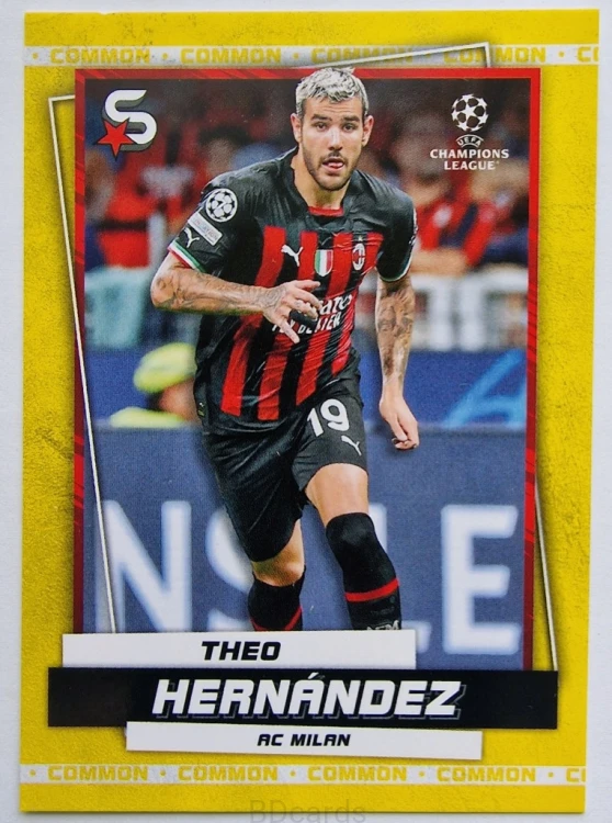 2022-23 Topps Superstars Theo Hernandez Ac Milan /Y6