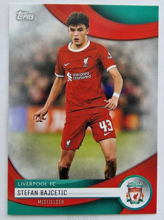 2023 Topps Fan Set Liverpool Stefan Bajetić /B