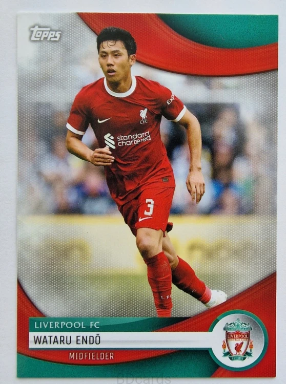 2023 Topps Fan Set Liverpool Wataru Endu /B