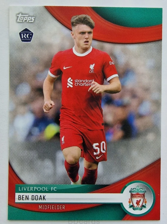 2023 Topps Fan Set Liverpool Ben Doak /B