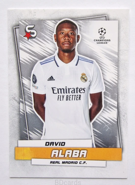 2022-23 Topps Superstars David Alaba Real Madryt /B