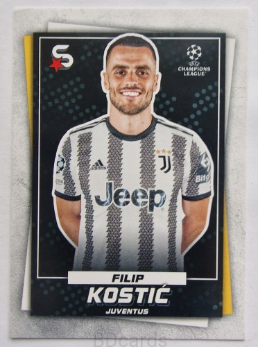 2022-23 Topps Superstars Filip Kostić Juventus /Y49
