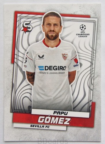 2022-23 Topps Superstars Papu Gomez Sevilla /Y48