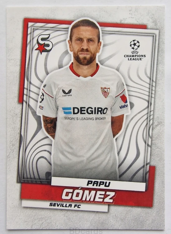 2022-23 Topps Superstars Papu Gomez Sevilla /Y48