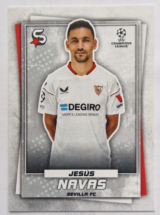 2022-23 Topps Superstars Jesus Navas Sevilla /Y48