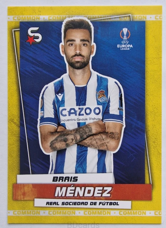 2022-23 Topps Superstars Brais Mendez Real Sociedad /Y47