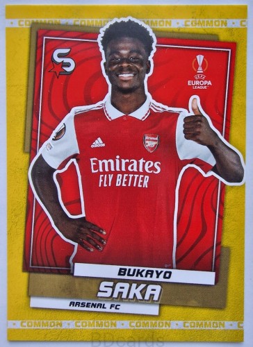 2022-23 Topps Superstars Bukayo Saka Arsenal Londyn /Y7