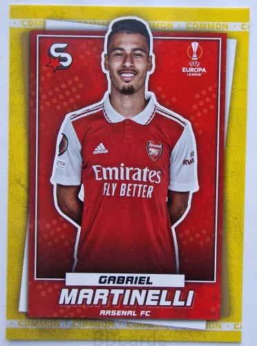 2022-23 Topps Superstars Gabriel Martinelli Arsenal Londyn /Y7